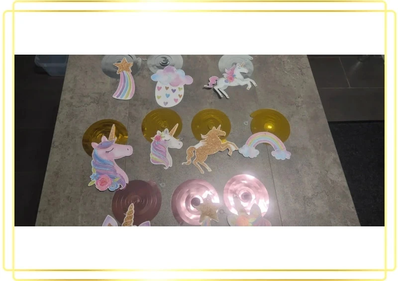 Decoration anniversaire theme Licorne